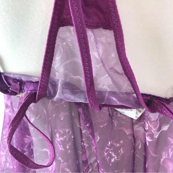 Spree Intimates Babydoll T-string Thong Two Piece Lingerie Set NWT - Picture 7 of 12